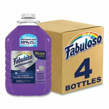 COLGATE-PALMOLIVE Fabuloso, ALL-PURPOSE CLEANER, LAVENDER SCENT, 1GAL BOTTLE, 4PK 05253